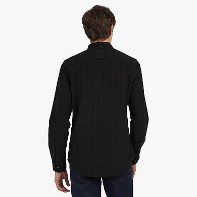 Men's Ben Sherman Long Sleeve Windowpane Corduroy Shirt
