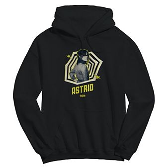 Men's Black Astrid Pose Fill Beetlejuice Graphic Hoodie