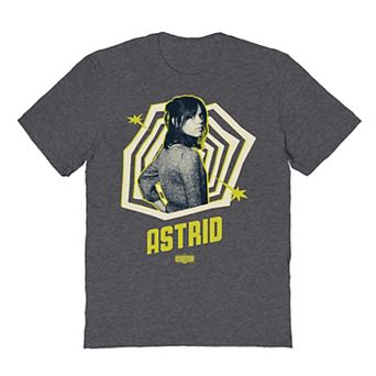Men's Gray Astrid Pose Fill Beetlejuice Graphic Tee
