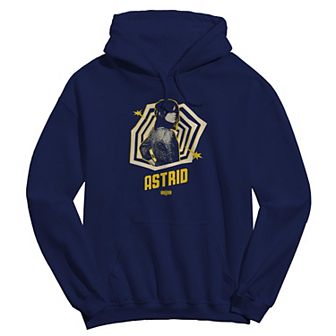 Men's Astrid Pose Beetlejuice Graphic Crew Fleece Hoodie