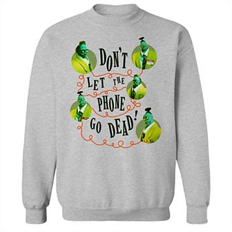 Men's Dont let Beetlejuice Graphic Crew Fleece Sweatshirt