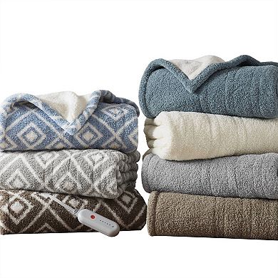 Sharper Image Amira Dream Soft Electric Heated Throw