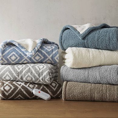 Sharper Image Amira Dream Soft Electric Heated Throw
