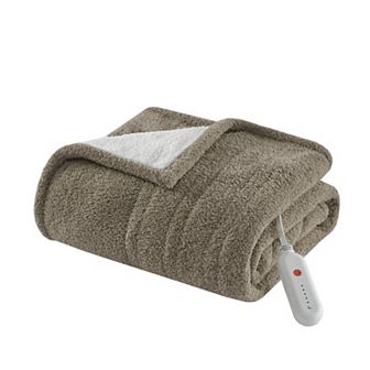 Sharper Image Amira Dream Soft Electric Heated Throw Blanket