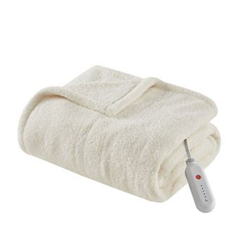 Sharper Image Amira Dream Soft Electric Heated Throw Blanket