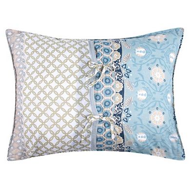 Thalia Stylized Florals And Geometric Prints Bohemian Ultimate Comfort Sham