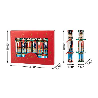 Glitzhome 8pk Christmas Party Cracker With Gift Contents