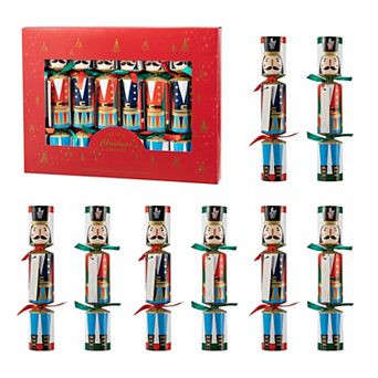 Glitzhome 8 pk Christmas Party Cracker With Gift Contents