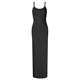 Women Full Slip Under Dresses Sleeveless Adjustable Spaghetti Strap Cami Maxi Dress