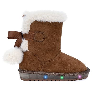 sugar Maizena Girls' Light-Up Winter Boots