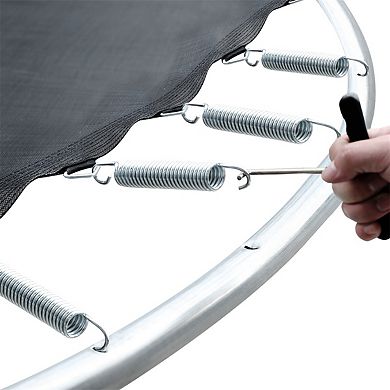 Safety Fence Trampoline And Strong Spring Waterproof Trampoline, Kids Entertainment Trampoline