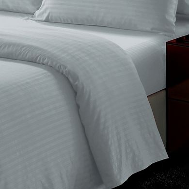Dobby Stripe Luxurious Ultra Soft Moisture Wicking Solid Color Sheet Set
