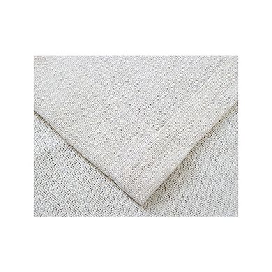 Kate Aurora Oversized Grommet Top Solid Color Window Valance