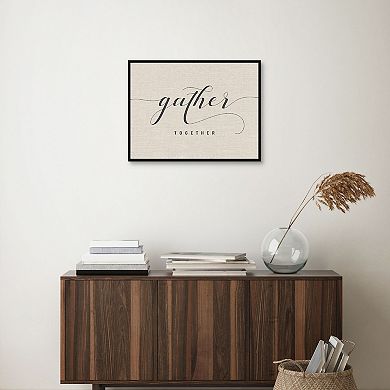 Masterpiece Gather Together Crop Canvas Wall Art