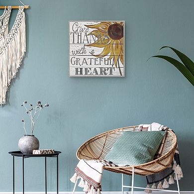 Masterpiece Grateful Heart Canvas Wall Art