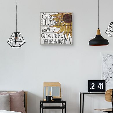 Masterpiece Grateful Heart Canvas Wall Art