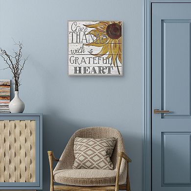 Masterpiece Grateful Heart Canvas Wall Art