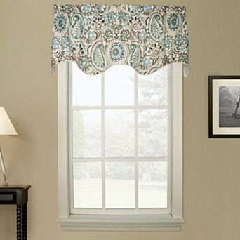 Paisley Prism Duchess 3" Rod Pocket Valances For Windows