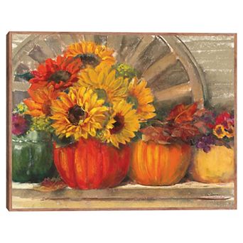 Masterpiece Autumn Still Life Crop Canvas Wall Art