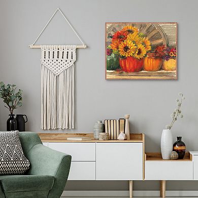 Masterpiece Autumn Still Life Crop Canvas Wall Art