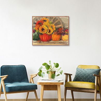 Masterpiece Autumn Still Life Crop Canvas Wall Art