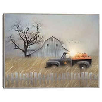 Masterpiece Fall Pumpkin Harvest Canvas Wall Art