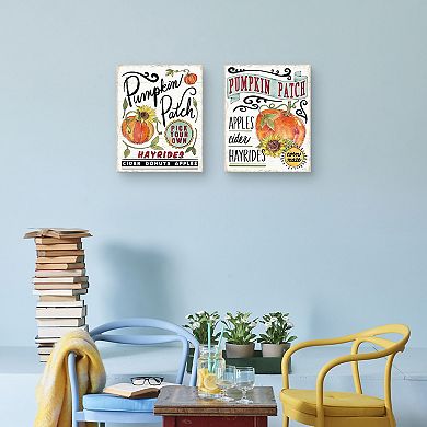 Masterpiece Harvest Times II & III Sunflower Canvas Wall Art 2-piece Set