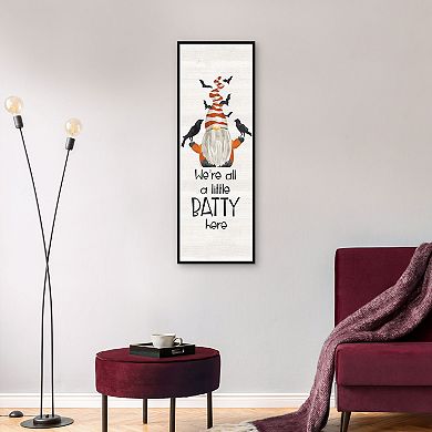 Masterpiece Gnomes of Halloween I Batty Canvas Wall Art