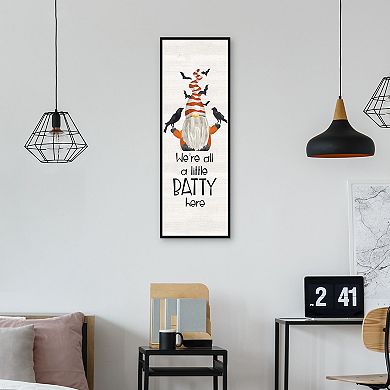 Masterpiece Gnomes of Halloween I Batty Canvas Wall Art