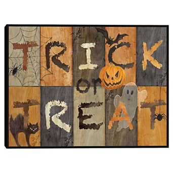 Masterpiece Trick or Treat Rectangle Canvas Wall Art