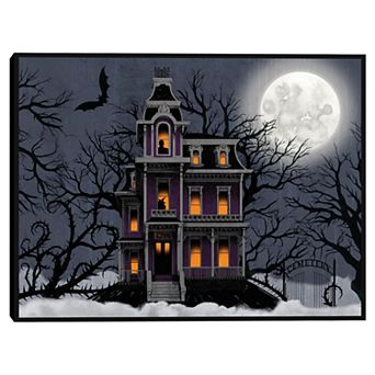 Masterpiece Spooky Night Collection A Canvas Wall Art