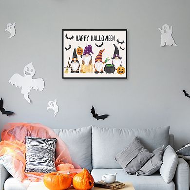 Masterpiece Halloween Gnomes I Canvas Wall Art