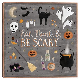 Masterpiece Haunted Halloween I Canvas Wall Art