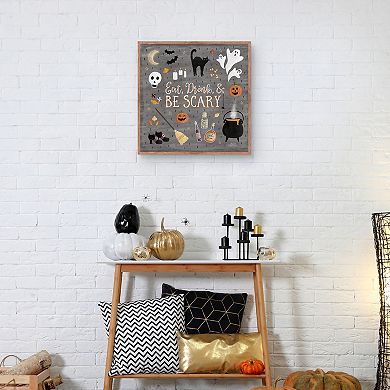 Masterpiece Haunted Halloween I Canvas Wall Art