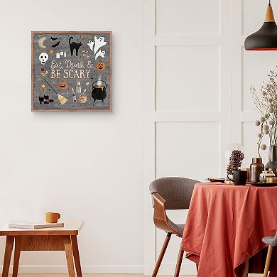 Masterpiece Haunted Halloween I Canvas Wall Art