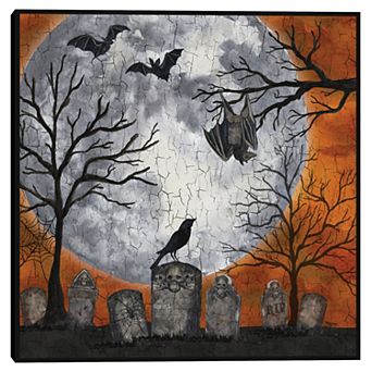 Masterpiece Something Wicked Graveyard I Canvas Wall Art