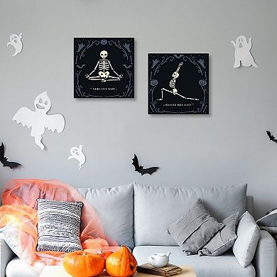 Masterpiece Scary Stretches II & III Canvas Wall Art 2-piece Set