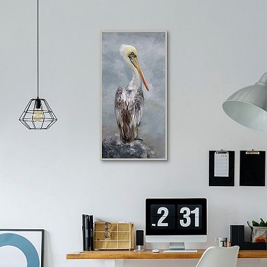 Masterpiece Perched Heron Canvas Wall Art