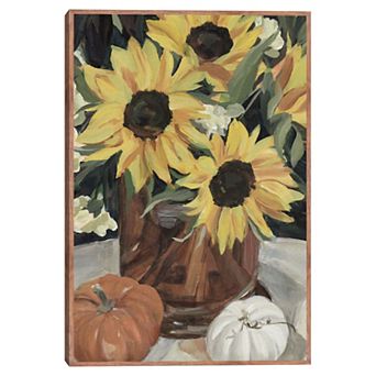 Masterpiece Sunflower Vase I Canvas Wall Art