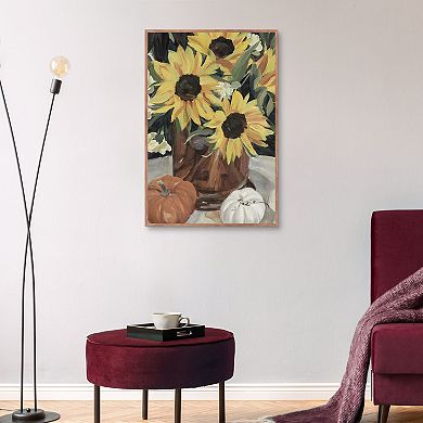 Masterpiece Sunflower Vase I Canvas Wall Art