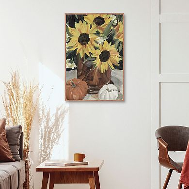 Masterpiece Sunflower Vase I Canvas Wall Art