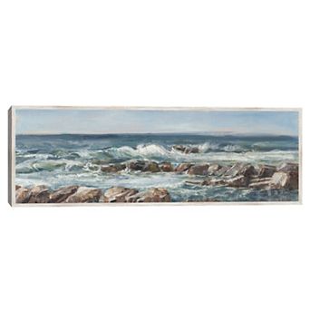 Masterpiece Impasto Ocean View V Canvas Wall Art