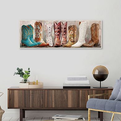Masterpiece Cowgirl Boots Canvas Wall Art
