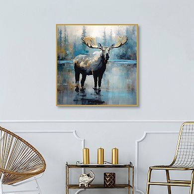 Masterpiece Moose II Canvas Wall Art