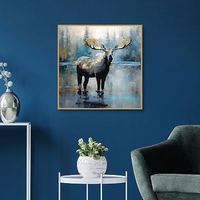 Masterpiece Moose II Canvas Wall Art