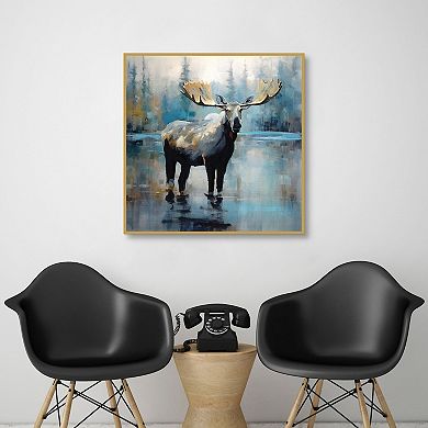 Masterpiece Moose II Canvas Wall Art