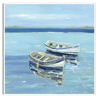 Masterpiece Morning Mooring I Canvas Wall Art