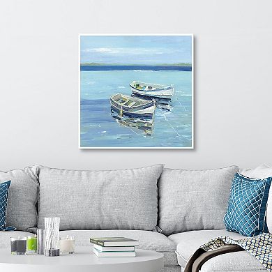 Masterpiece Morning Mooring I Canvas Wall Art