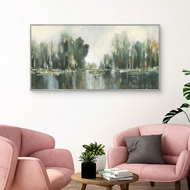 Masterpiece Textured Treeline Canvas Wall Art