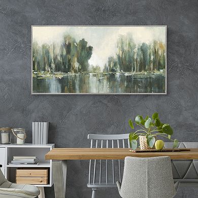 Masterpiece Textured Treeline Canvas Wall Art